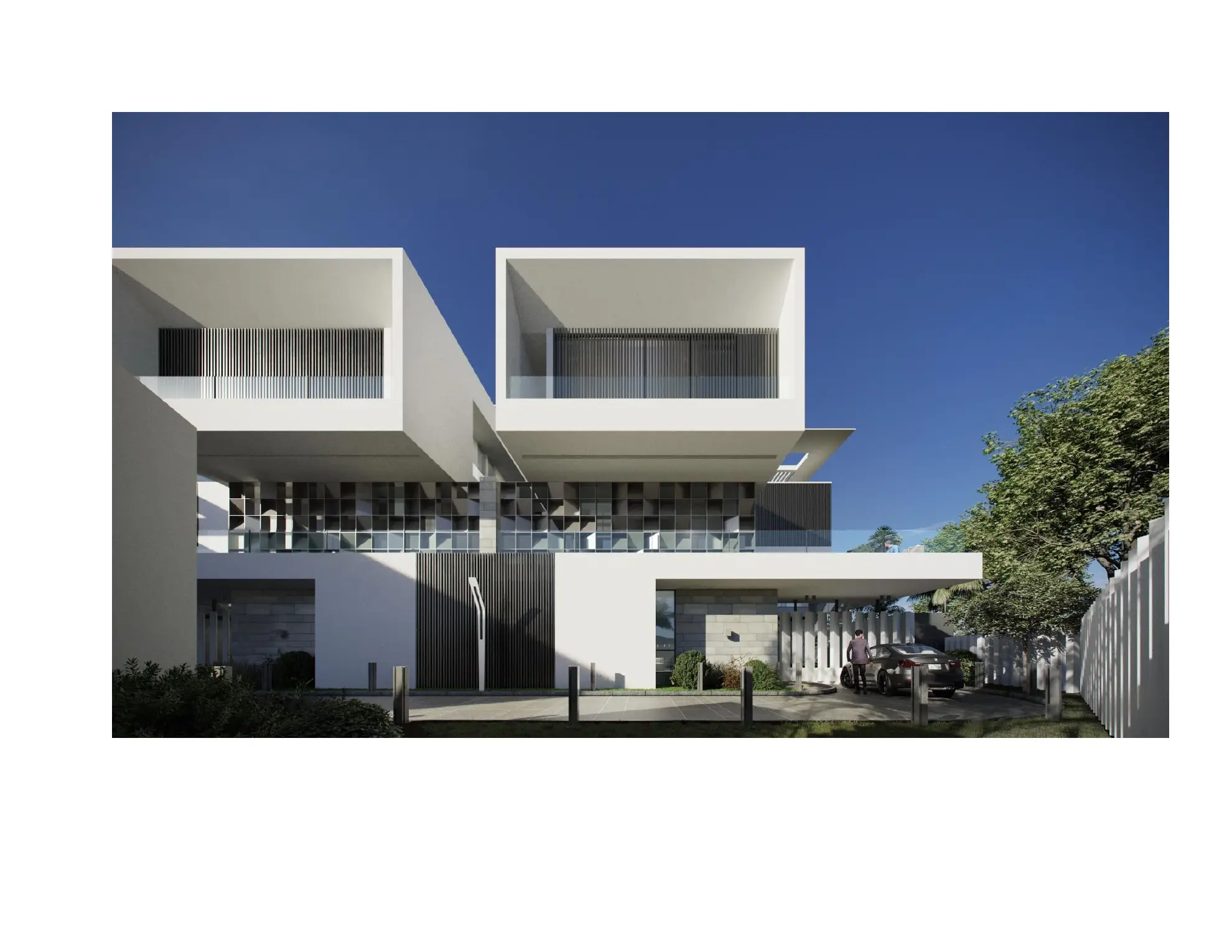 De Campania contemporary residence facade