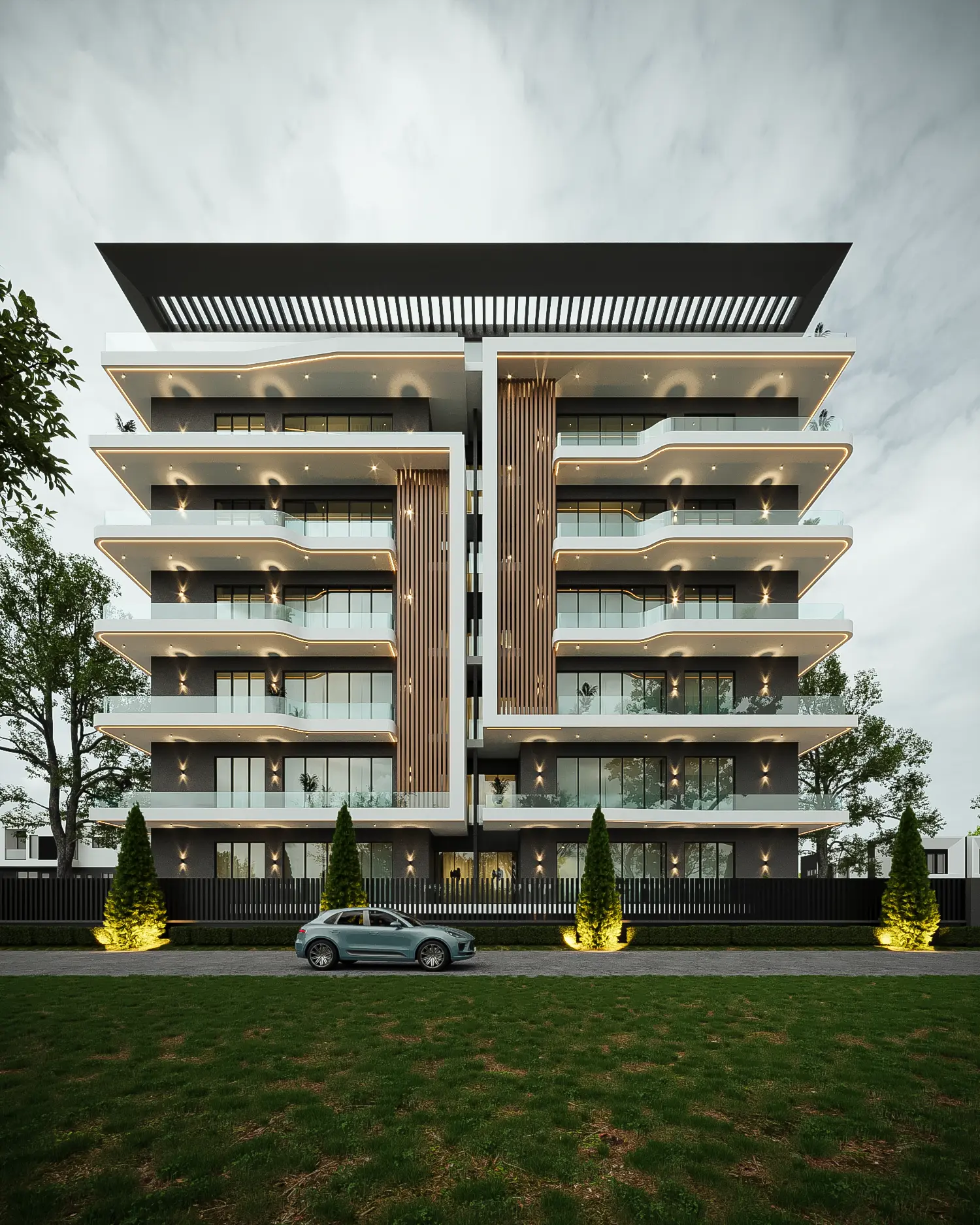 Architectural visualisation of Fortress Residence, Ministers Hill