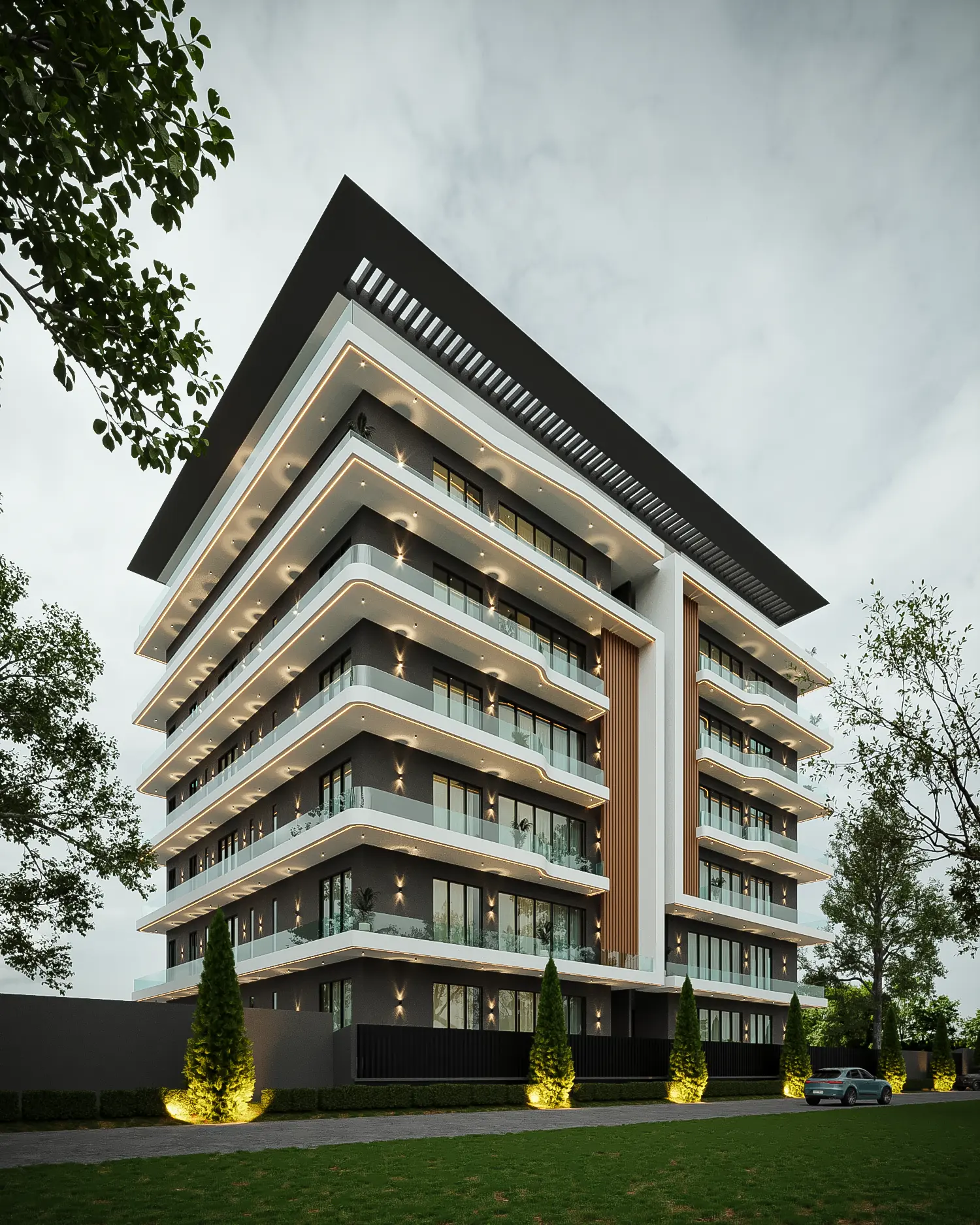 Architectural visualisation of Fortress Residence, Ministers Hill